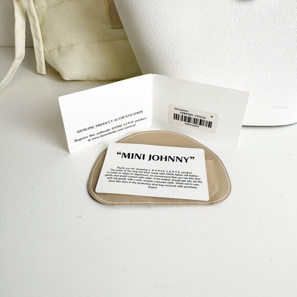 Danse Lente Mini Johnny Bucket Bag - Bianco - Picture 9 of 15